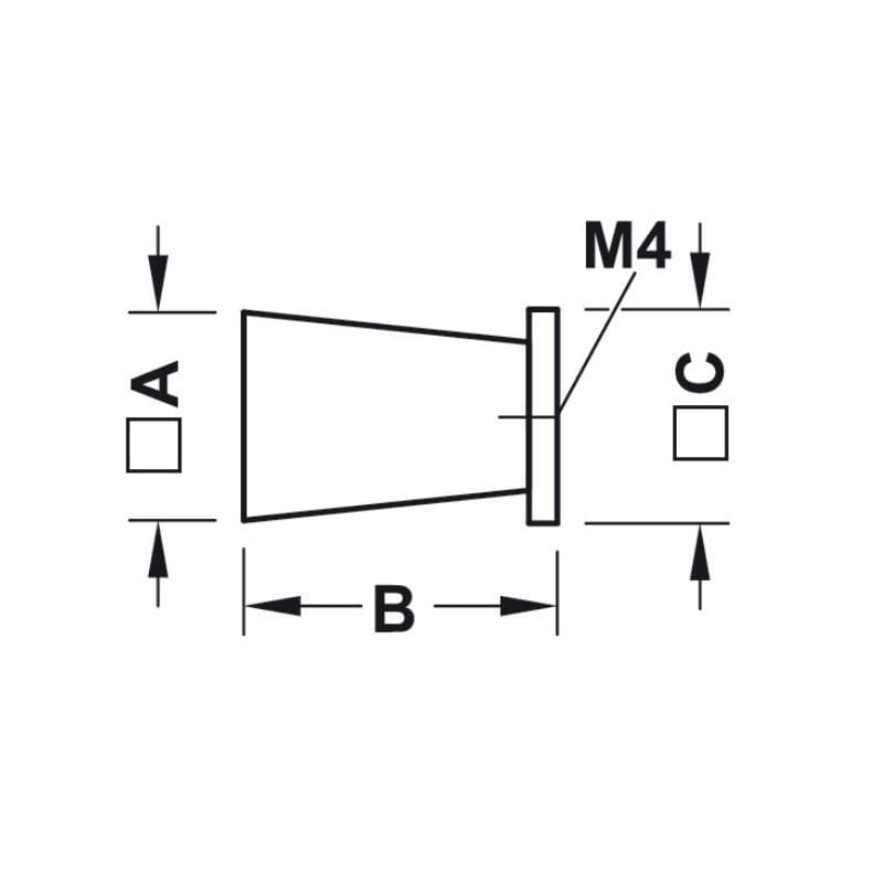 Tay nắm tủ quả đấm cổ điển Hafele 110.35.383 (màu đồng cổ)